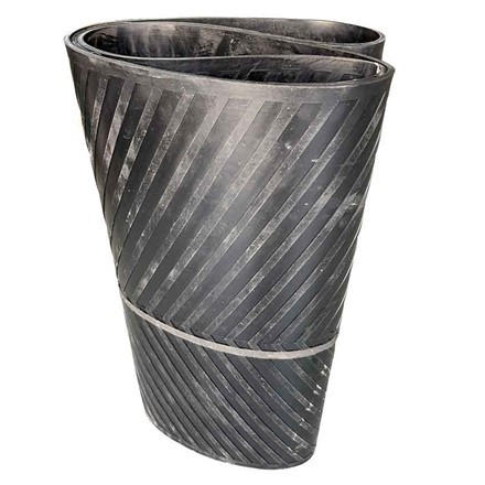 Sildebein mønster gummidransportørbelte